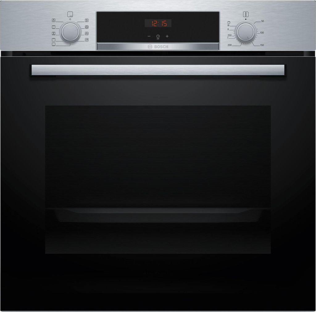 Bosch HBA514BS3 + PIF64RBB5E + HEZ631070, Zonen-Induktionskochfeld, 4 Zone(n), Glaskeramik, Schwarz, Berührung, 58,3 cm