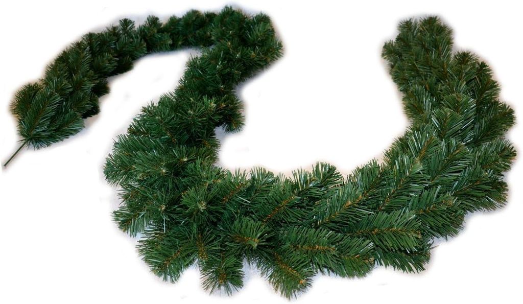 Kerstkrans, dik, kunstmatig, kerstdecoratie, groen, 275 cm, Productafbeelding 