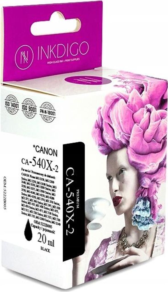 Tusz Inkdigo do Canon 540XL black CA-540X-2