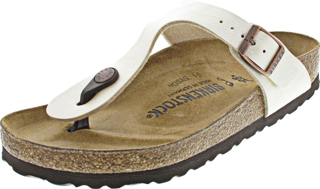 Birkenstock Zehentrenner Gizeh Damen 3934303538 Weiß 38 EU Produktbild 97