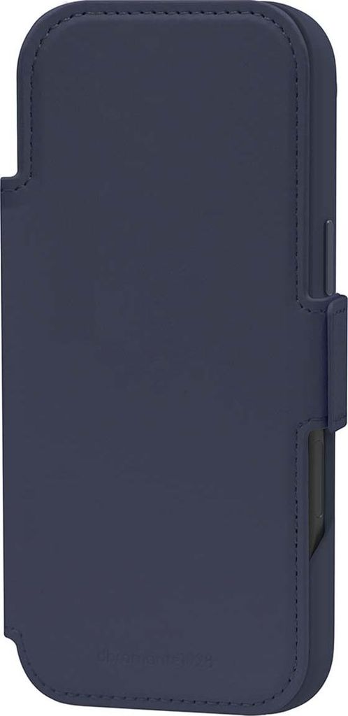 DBRAMANTE1928, Wallet-Etui iPhone 17 ICON mit Standfunktion, Marineblau