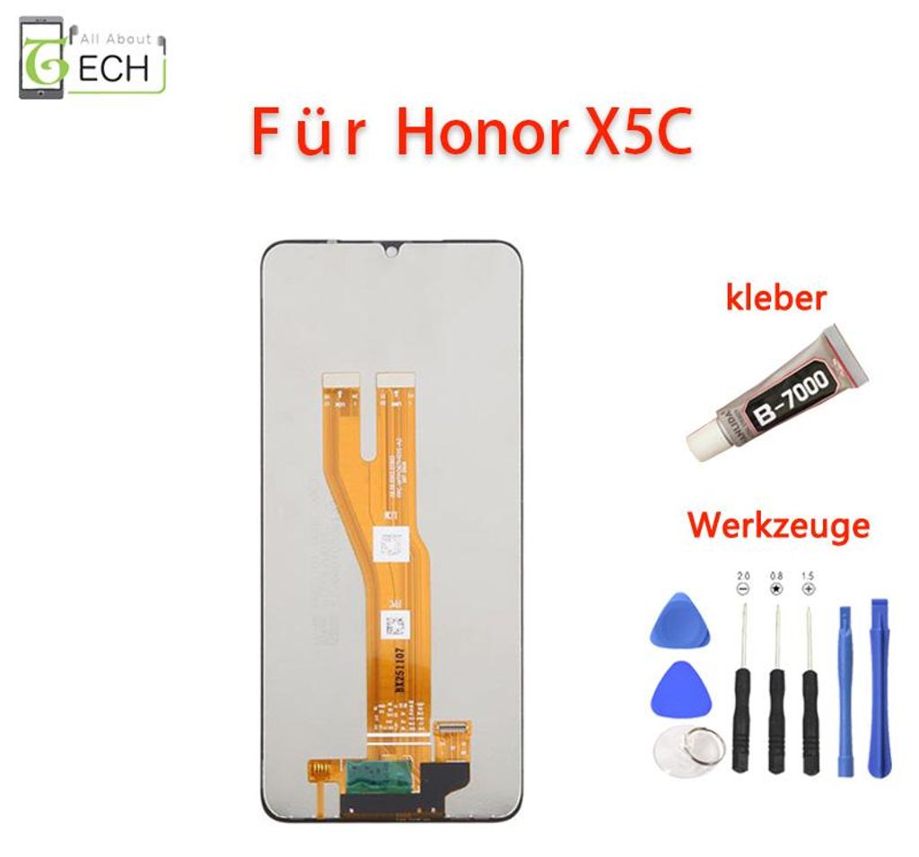 Für Huawei Honor X5C / X5C Plus NLA-LX2 LCD Display Produktbild 