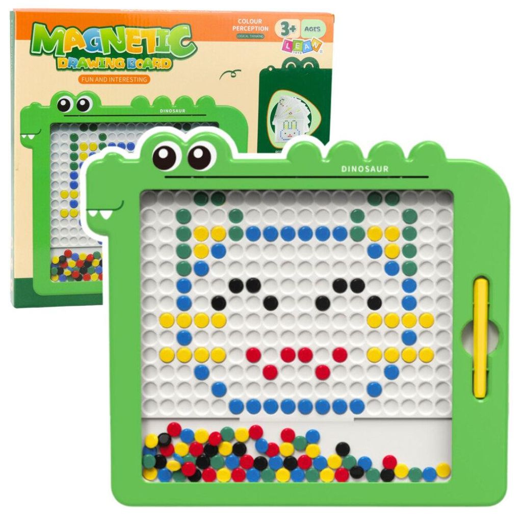 Lean Magnettafel Mosaik Puzzle Dinosaurier Grüne Karten 20 Muster