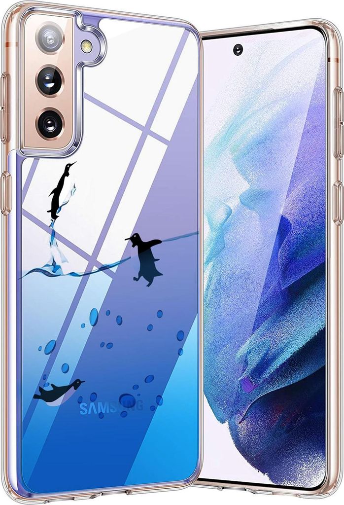 Handyhülle für Samsung Galaxy S21 FE Hülle Silikon Motiv Muster Case Schutzhülle