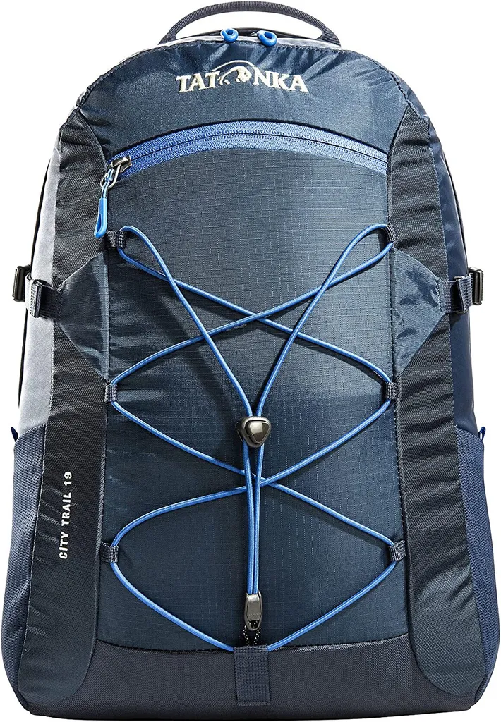 Sac à dos PC Tatonka City Trail 19 Navy contre le mal de dos et chocs