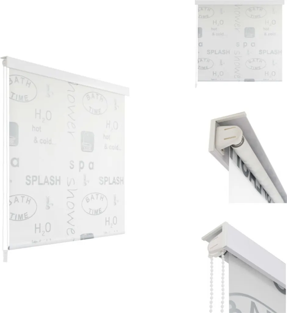 vidaXL Tenda Doccia Avvolgibile 80x240 | Stop Muffa e Schizzi