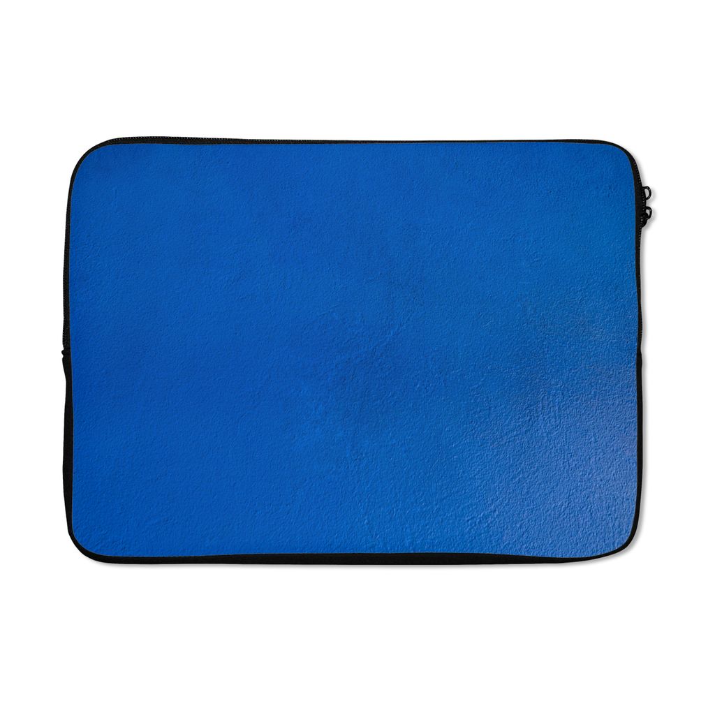 MuchoWow Laptop Hülle 14 ZollWand - Farbe - Blau Laptoptasche - Laptoptasche - Stoßsicher - Schutzhaube