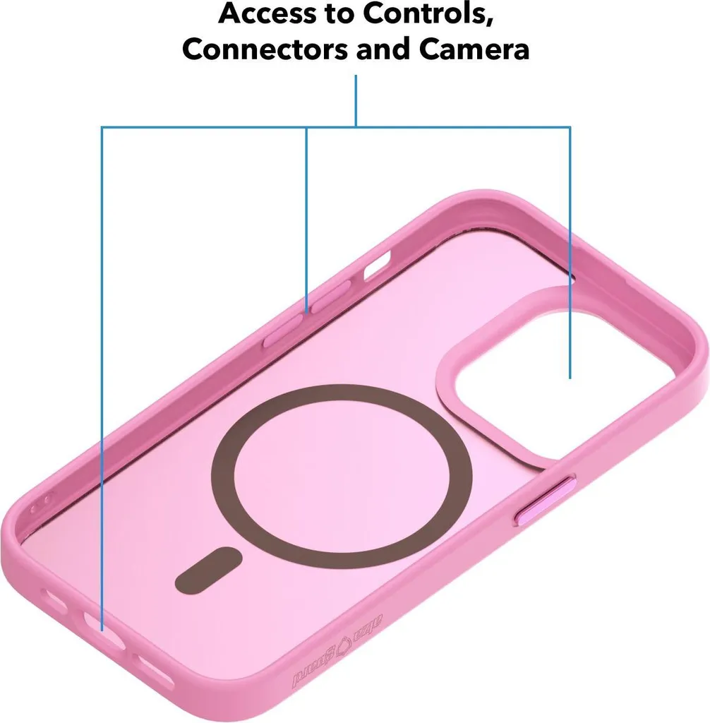 AlzaGuard Matte Case iPhone 14 Pro Rose Lavande Compatible MagSafe