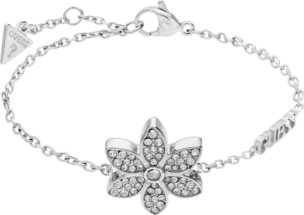 Bracelet Guess acier argenté hypoallergénique sans nickel femme 19 cm