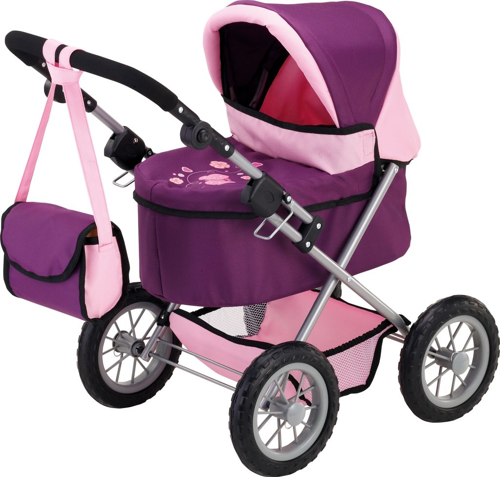 Bayer Design 13057AB Trendy Puppenwagen Set mit Bett und Produktbild 2