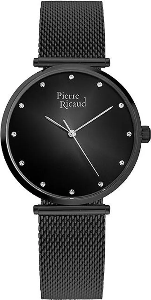 Pierre Ricaud P22035.B144Q Orologio Donna Nero con Cyrkonie Elegante