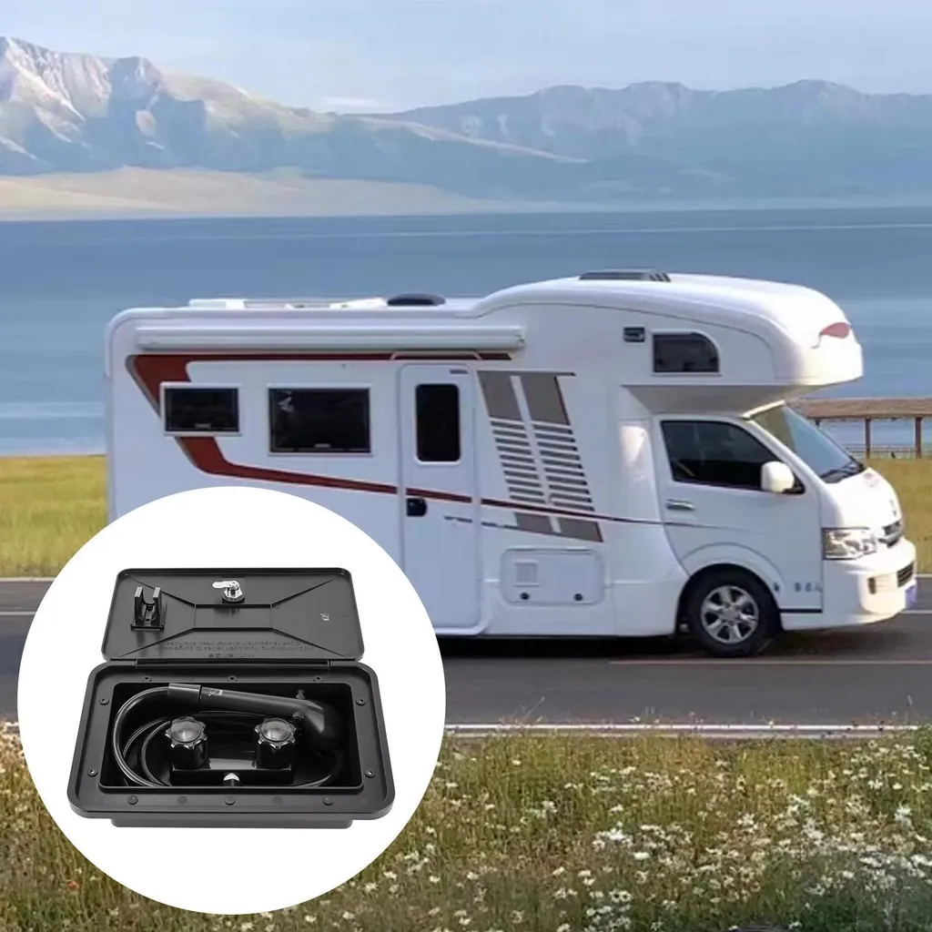 Solution Douche Extérieure Verrouillable pour Camping-car - Anti-vol - 8