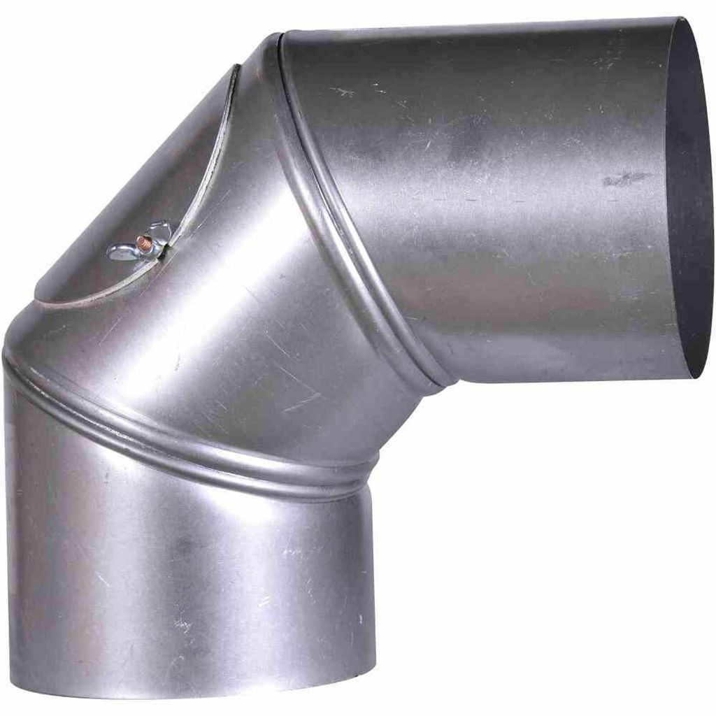 FIREFIX Ofenrohrbog.90° FALØ130mm drehbar mit Tür Produktbild 