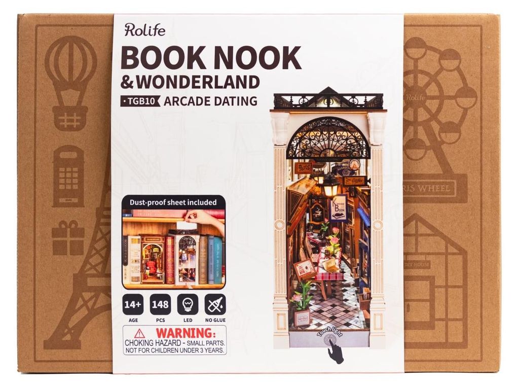 Rolife Puzzle 3D en bois Book Nook 'Arcade Dating Image du produit 