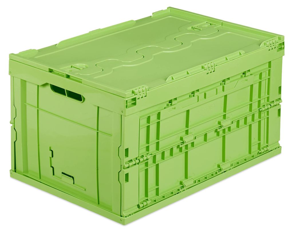 Professionelle Transportbox, robust, für den gewerblichen Einsatz, hochwertiger Kunststoff, Qualität, 60 Liter, H x B x T