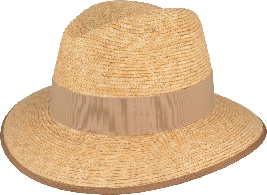 Hut-Breiter Cappello da Sole in Paglia con Nastro Gros-grain Resistente