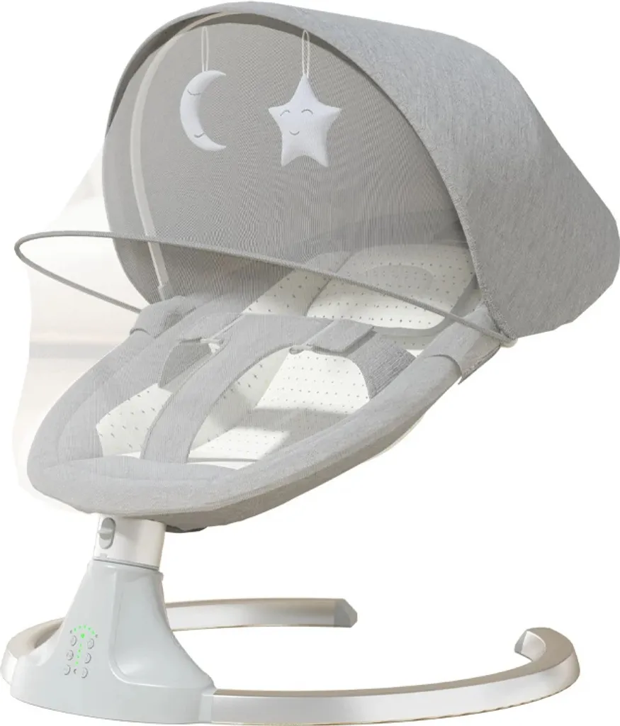 Sedia a dondolo elettrica, telecomando, design ergonomico, M3-GREY