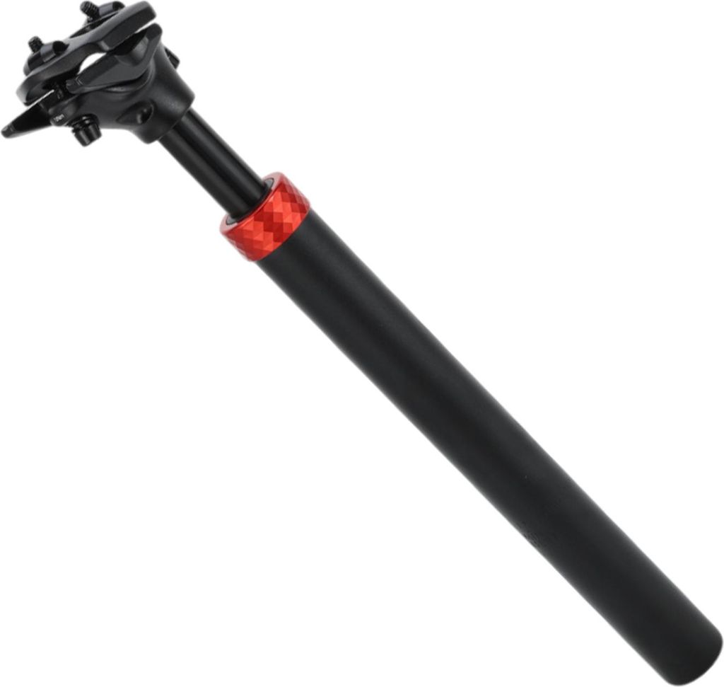 1 Stk. Mountainbikes Fahrradsattelstš¹tze Federung Sto?d?mpfer Fahrradsattelstš¹tze Sattelrohr 31,6x350mm Schwarz Rot Aluminiumlegierung