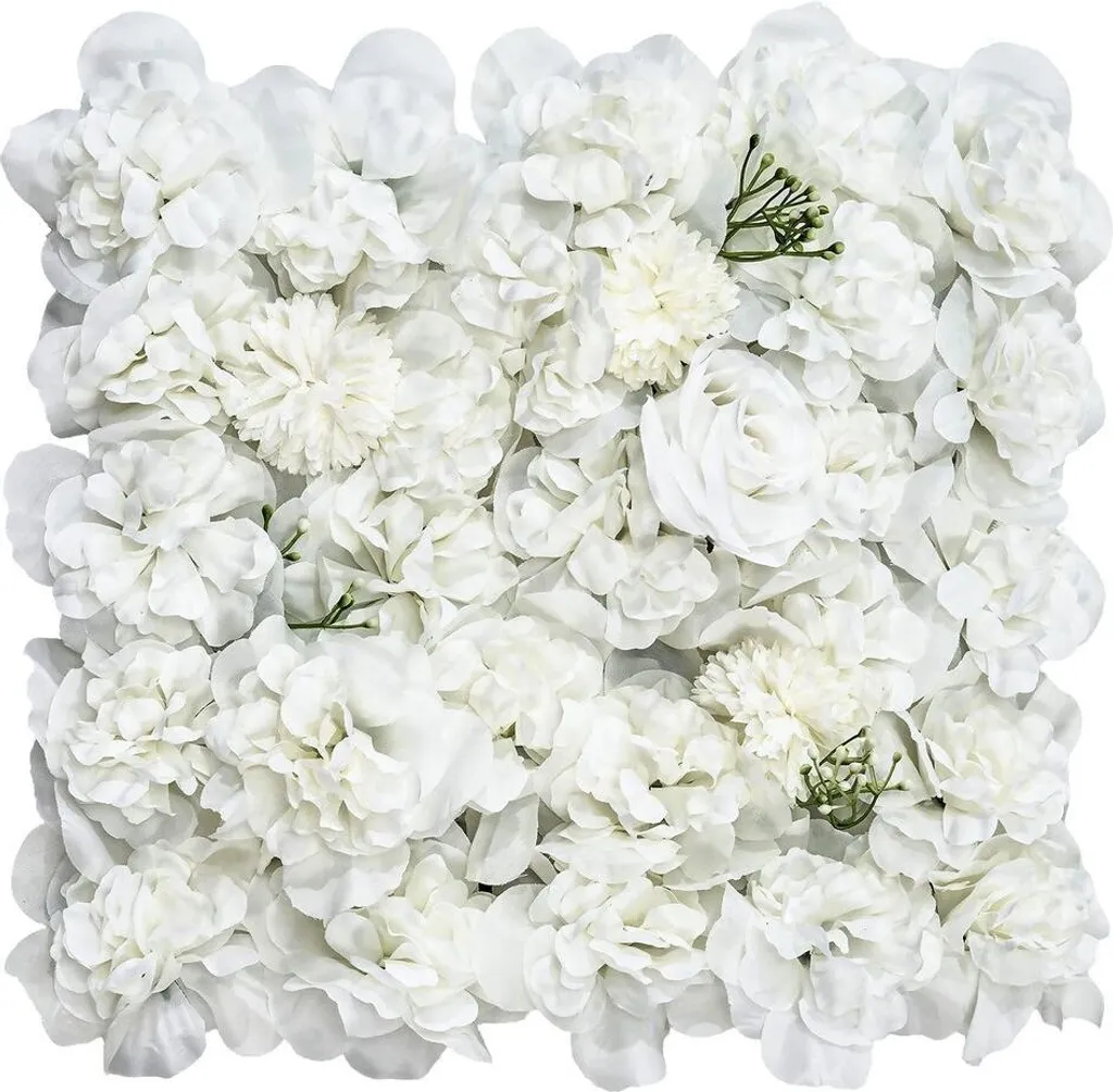 Panneau floral 3D sans entretien pour masquer un mur et décorer 24 pcs