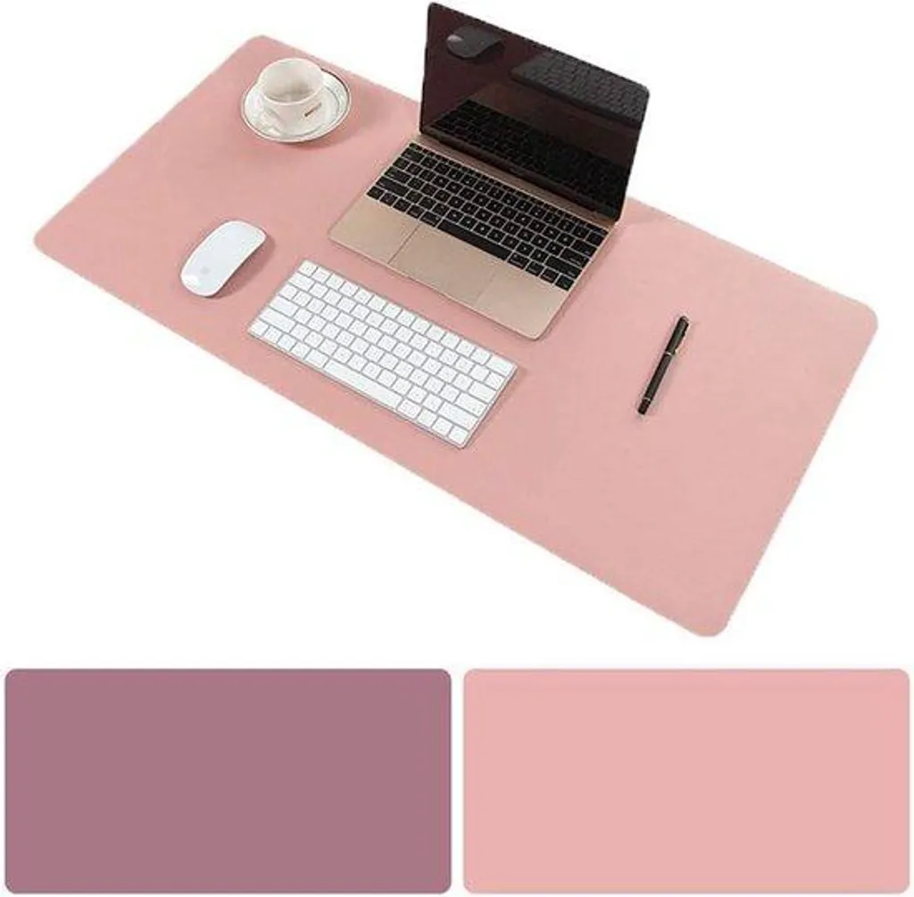 Tapis de souris imperméable 80x40cm gris : fini les taches sur le bureau