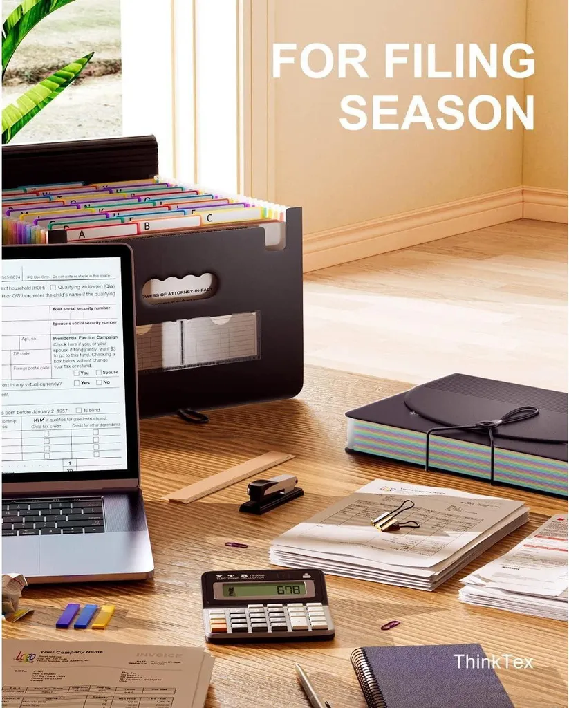 Rangement bureau porte-documents A4 24 compartiments pour classement
