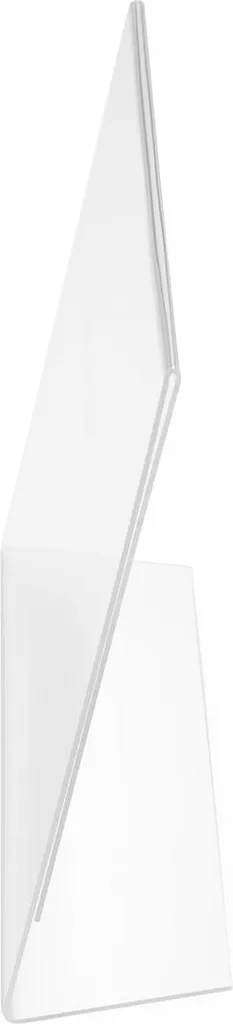 Support publicitaire A6 incliné en plexiglas transparent durable - 3