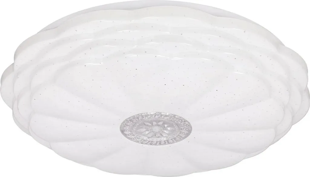 Luminaire de plafond LED 24W VICTUS 38 cm blanc froid pour salon chic