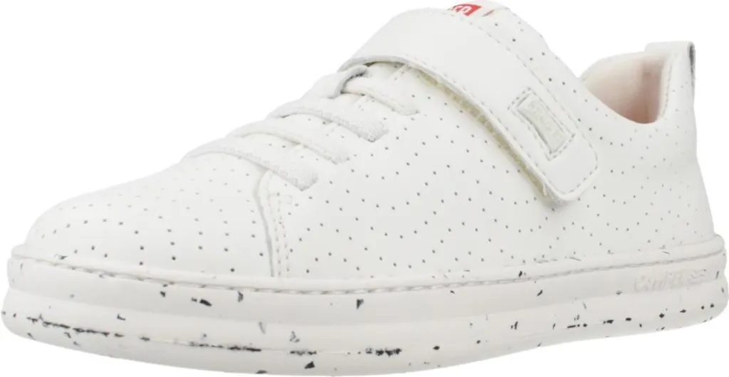 Chaussures cuir blanc enfant Camper Runner Four Kids souples légères