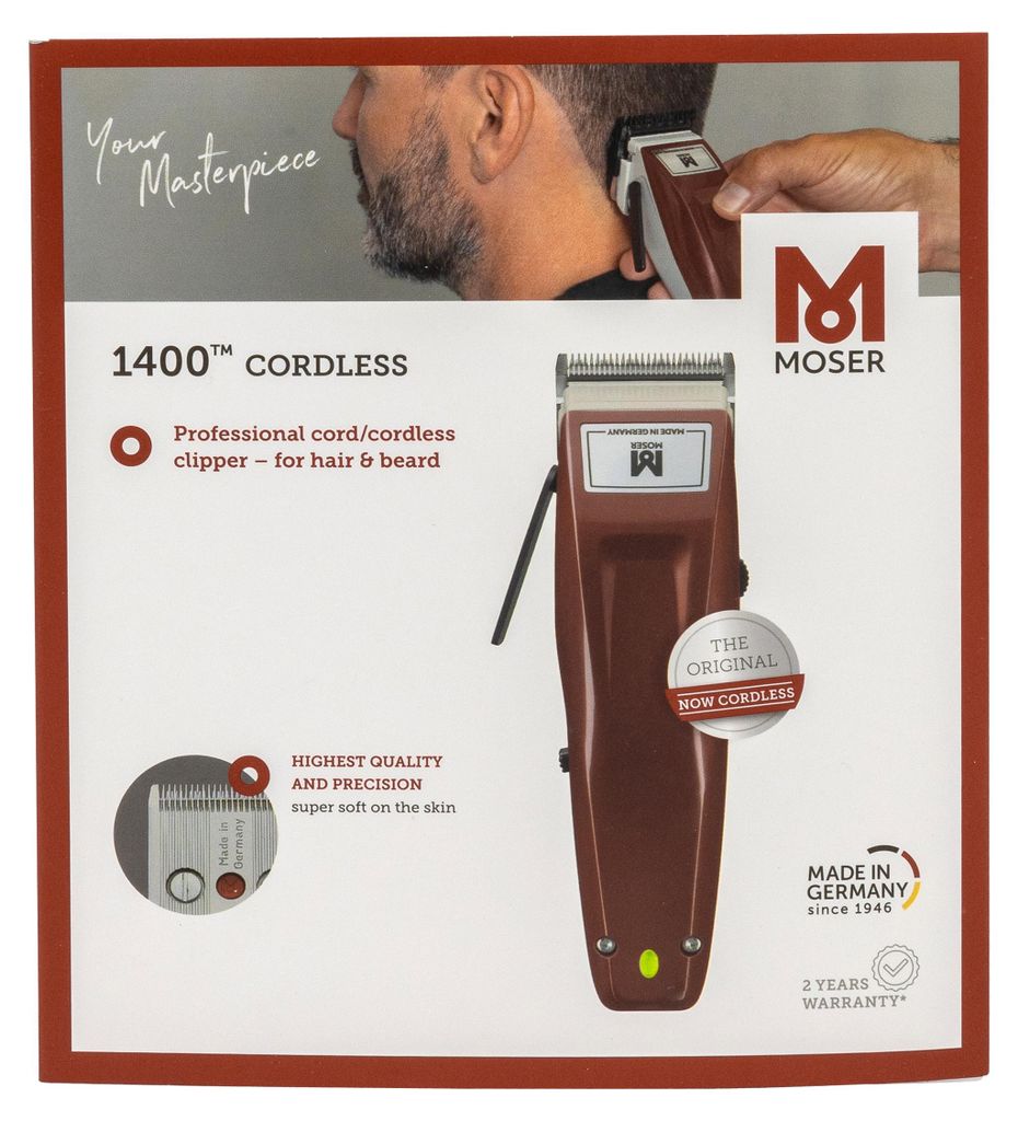 Moser 1400 Cordless Haarschneidemaschine 0,7 - 3 mm ( Produktbild 