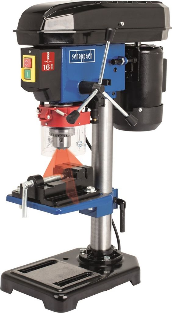 Scheppach DP16VLS stojanová vrtačka 500 W Obrázek produktu 