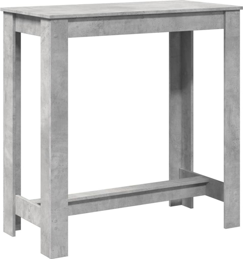 vidaXL Stolik barowy betonowy szary 102x50x103,5 cm Zdjęcie produktu 