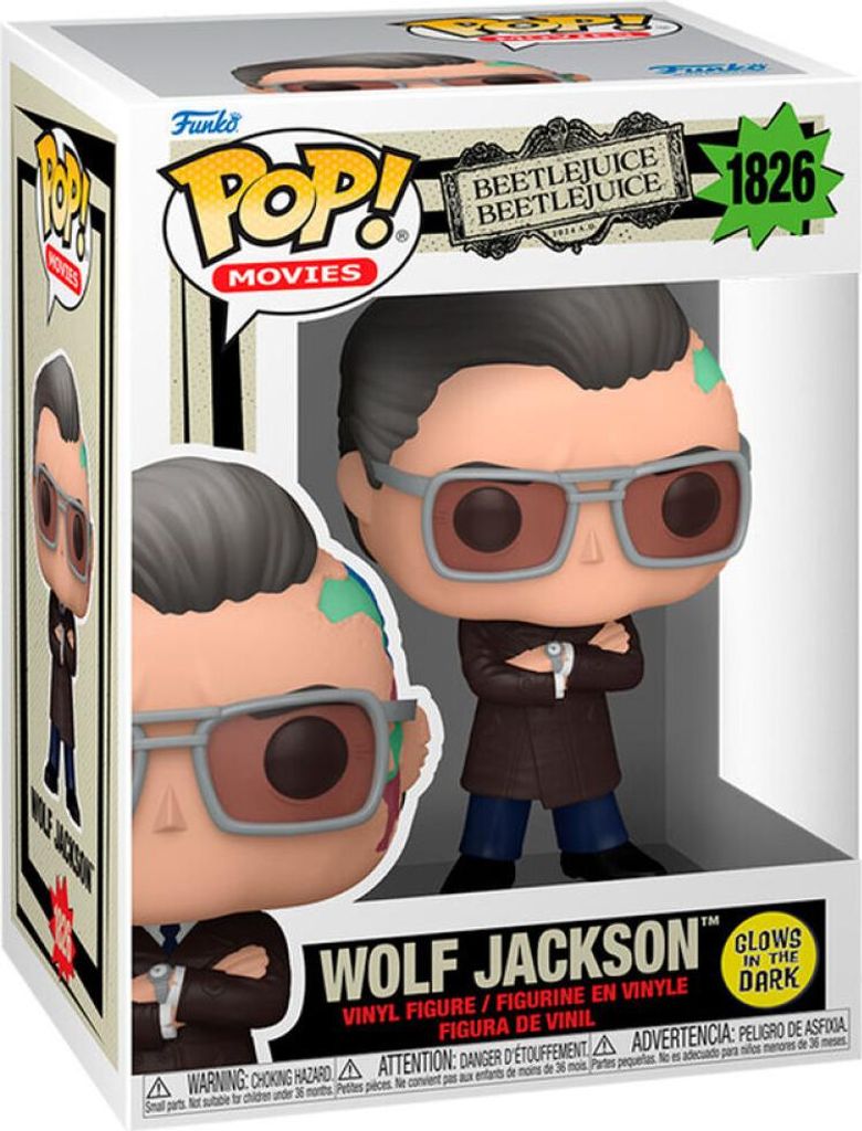 Funko Pop! Movies: Beetlejuice - Wolf Jackson #1826 Glow in Produktbild 