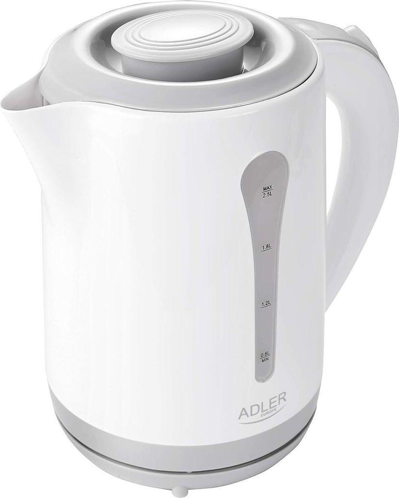 Adler AD 1244, 2,5 l, 2200 W, Biały, Plastik, Wskaźnik Zdjęcie produktu 