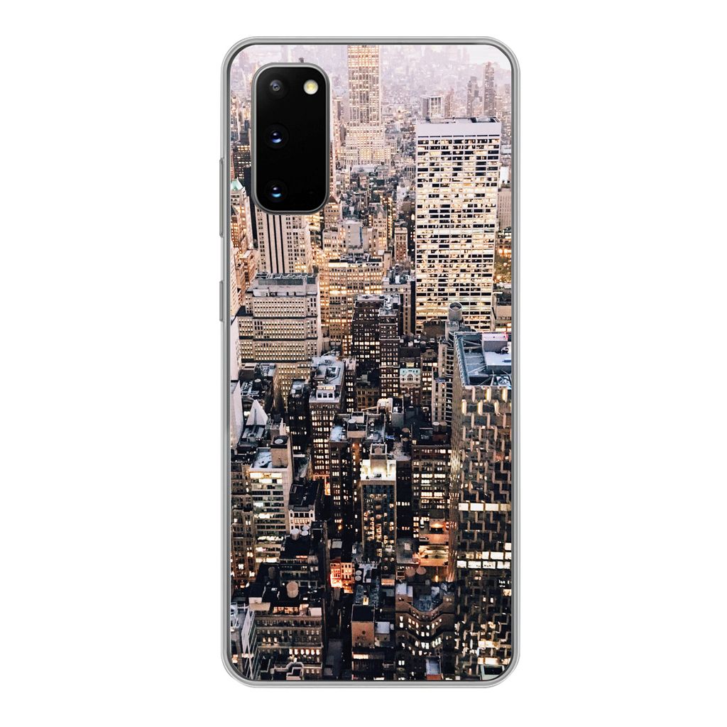 MuchoWow Handyhülle Schutzhülle Hülle für Samsung Galaxy S20 New York - NYC - Amerika Silikon Softcase Handy Hülle - Bild
