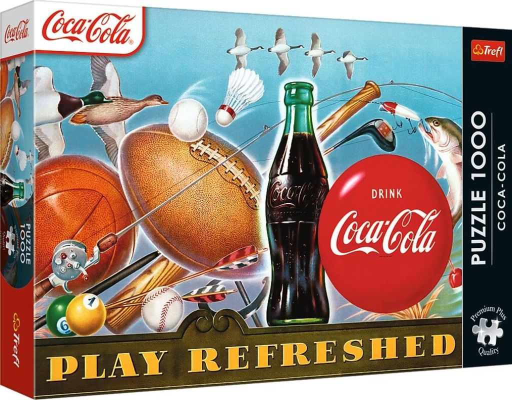 TREFL Puzzle Premium Plus Coca-Cola: Spiele die aktualisierten 1000 DLCs