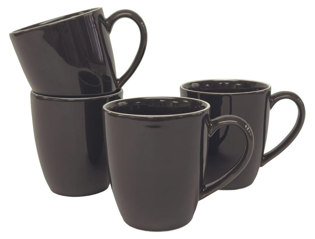 Kaffeebecherset aus Keramik in Mocca, spülmaschinenfest und Produktbild 