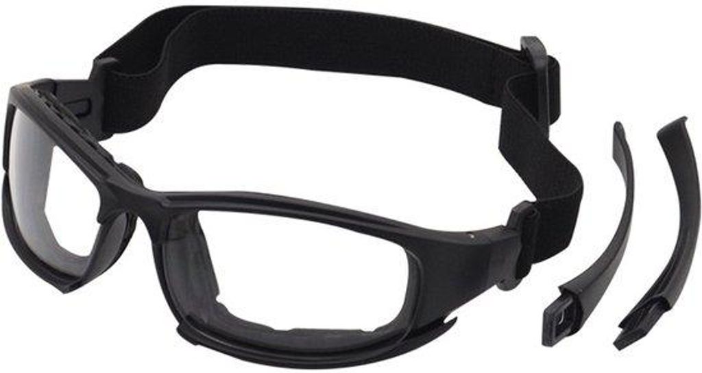 Winddichte Taktische Sportbrille mit Gummiband - Hohes Auflösungsvermögen - Anti-Blitz für Fahrrad und Outdoor - Fahrradbrille