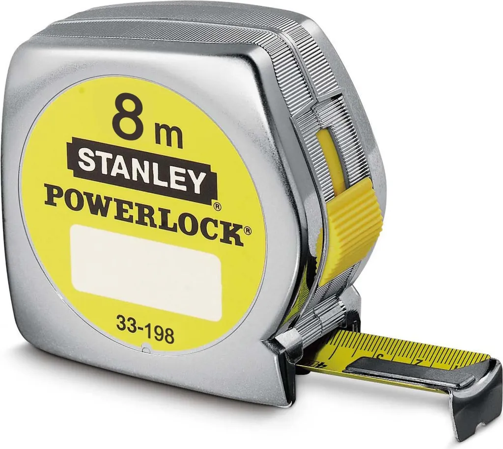 Metro a Nastro Stanley 8m Powerlock 33-198 | Precisione e Durata