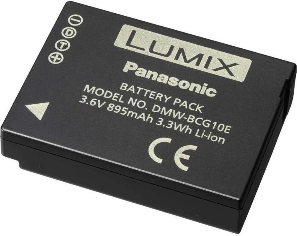 Batterie Rechargeable Lumix DMW-BCG10E pour Appareils Photo Compacts TZ