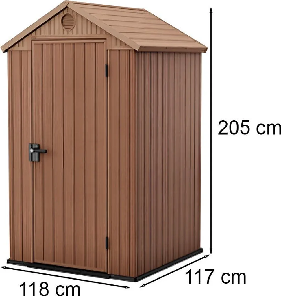 Abri de jardin Keter Darwin 4x4 idéal pour outils et petits espaces - 10