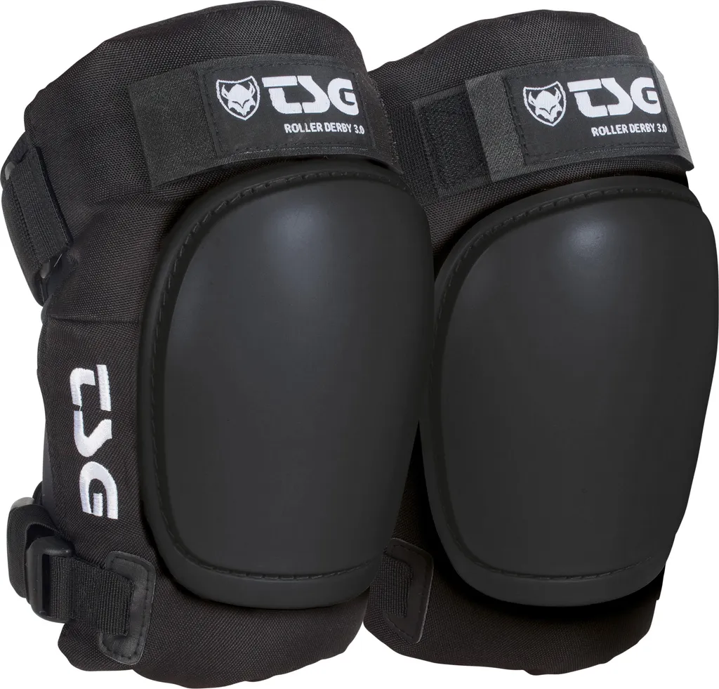 Genouillères TSG Roller Derby 3.0 pour Entraînement Intense Noir Taille L