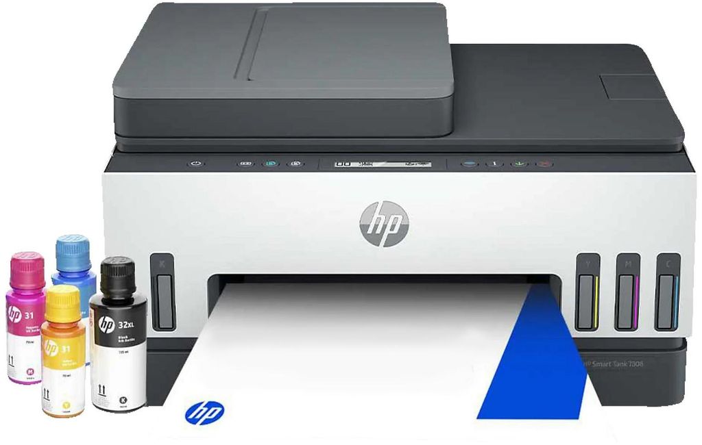 HP Smart Tank 7308 Wireless All-in-One Farbe Drucker, Produktbild 