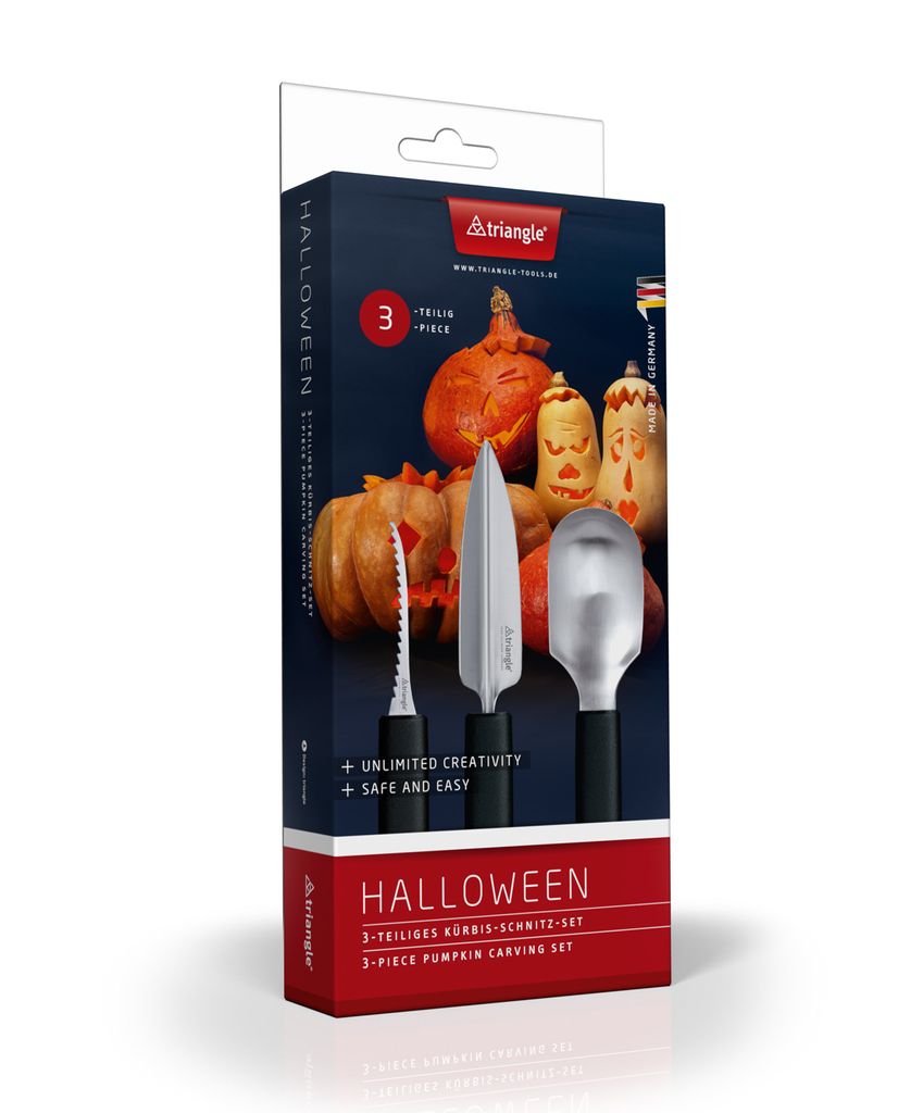 Triangle Kürbis-Schnitz-Set, 3-teilig 90 835 03 02 Produktbild 