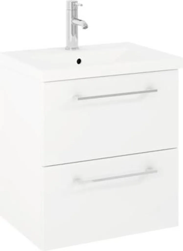 Lavabo en céramique Jika PONTA 530 mm, haute résistance et design blanc