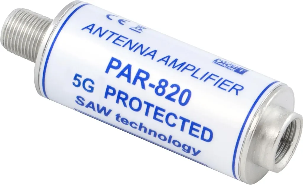 Amplificatore Antenna DVB-T2 PAR-820 Telkom Telmor 19dB Filtro 5G