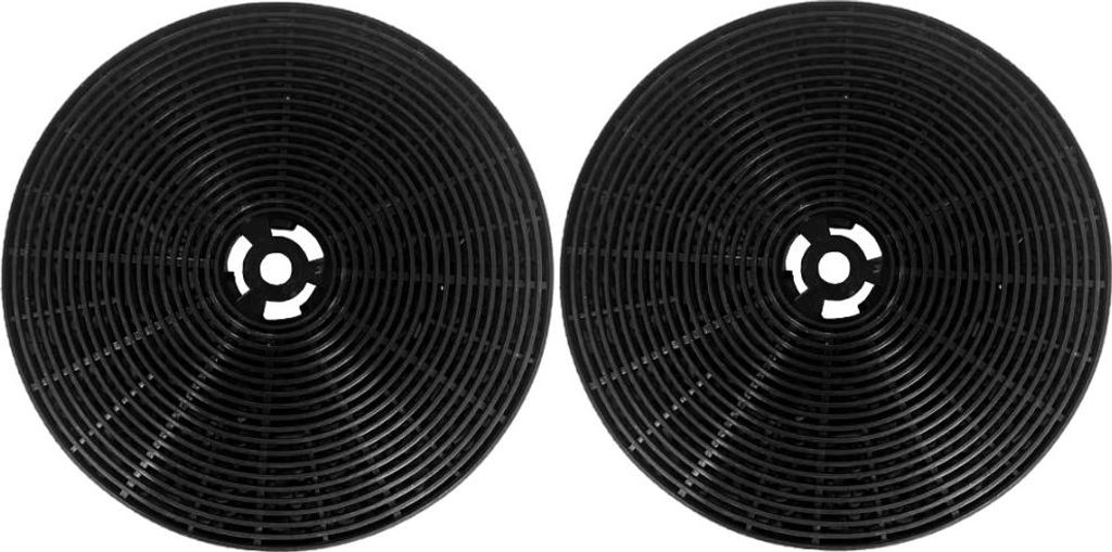 2x Trade-Shop Aktivkohle-Filter kompatibel mit Respekta ART28389 ART28390 ART28391 ART28392 ART28395 ART28396 CH17-99GIS CH24060SAM CH24060WA