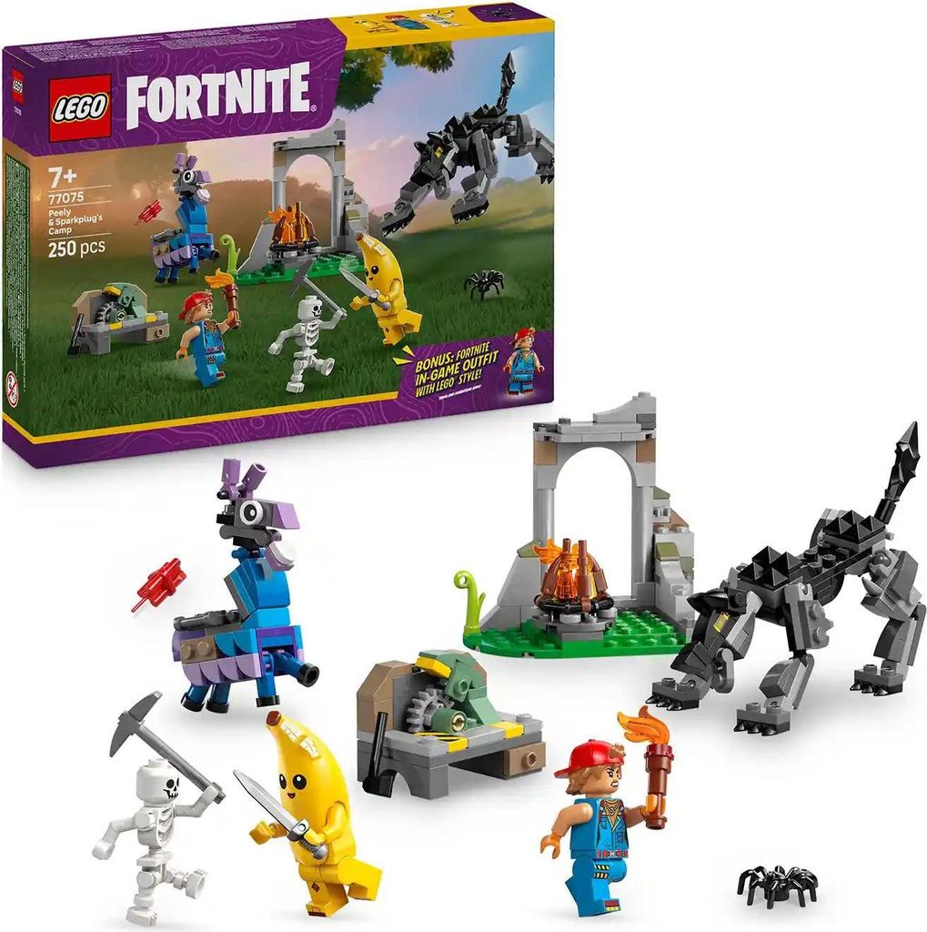 LEGO Fortnite 77075 Peely e Sparkplug e Jejich TboYiat Immagine del prodotto 