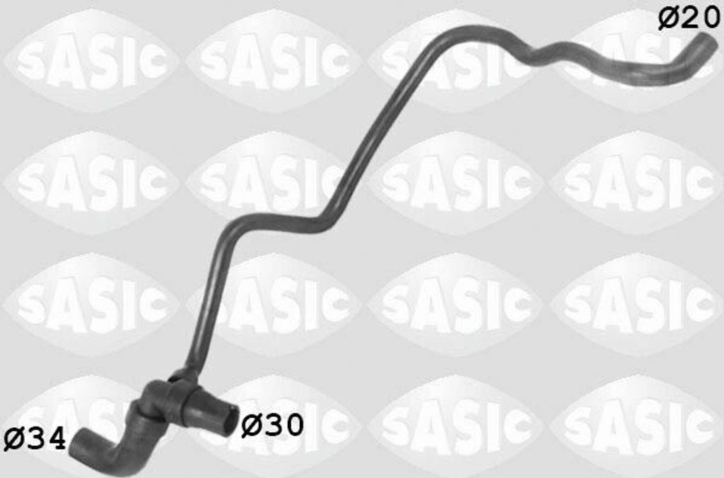 SASIC Kühlerschlauch Wasserschlauch für OPEL Astra H Caravan (A04) 3406277