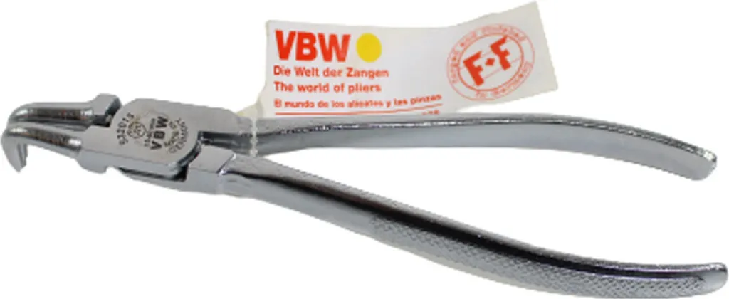 VBW Pinza Professionale per Anelli di Sicurezza Interni 90° J21