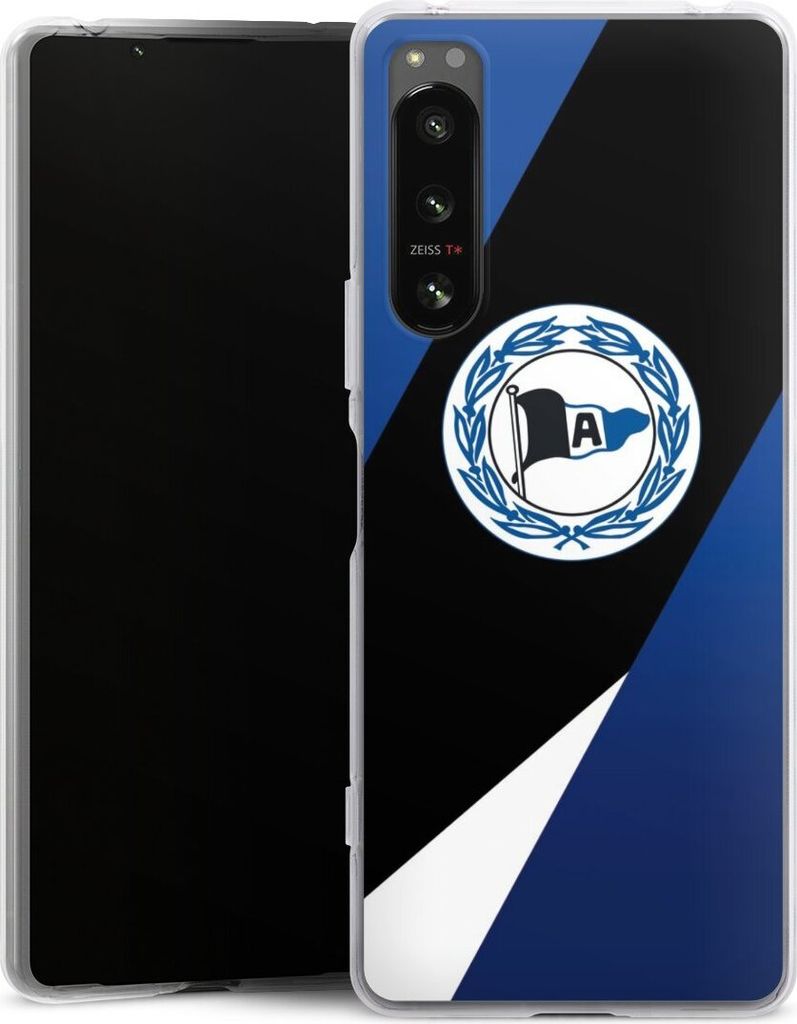 DeinDesign Handyhülle für Sony Xperia 5 IV Silikon Hülle Case Smartphone Schutzhülle Arminia Bielefeld DSC Offizielles Lizenzprodukt